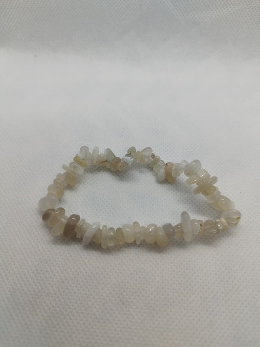 Pietra di luna bianca in chips