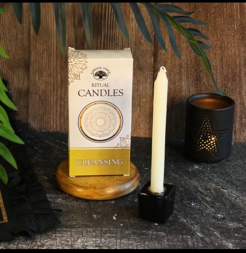 Candele rituali bianche