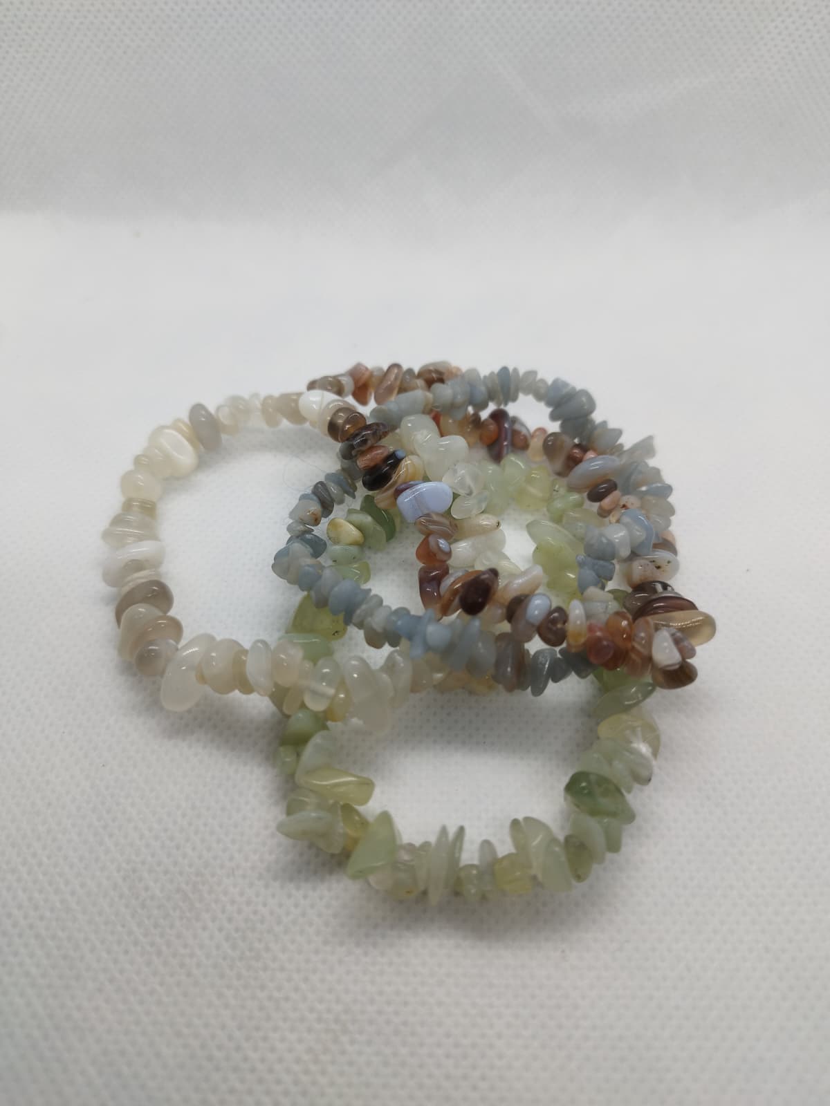 Pietra di luna bianca in chips