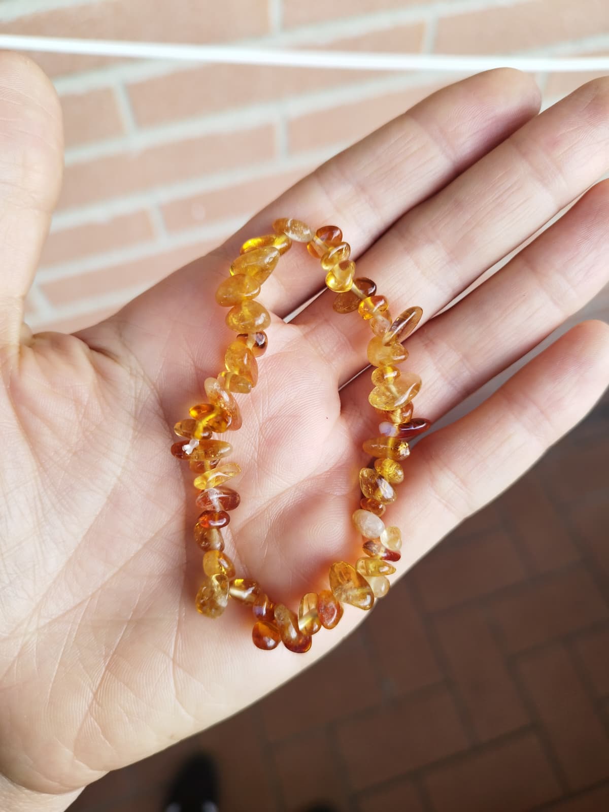 Quarzo citrino in chips