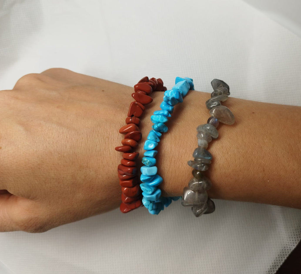 Howlite azzurra in chips