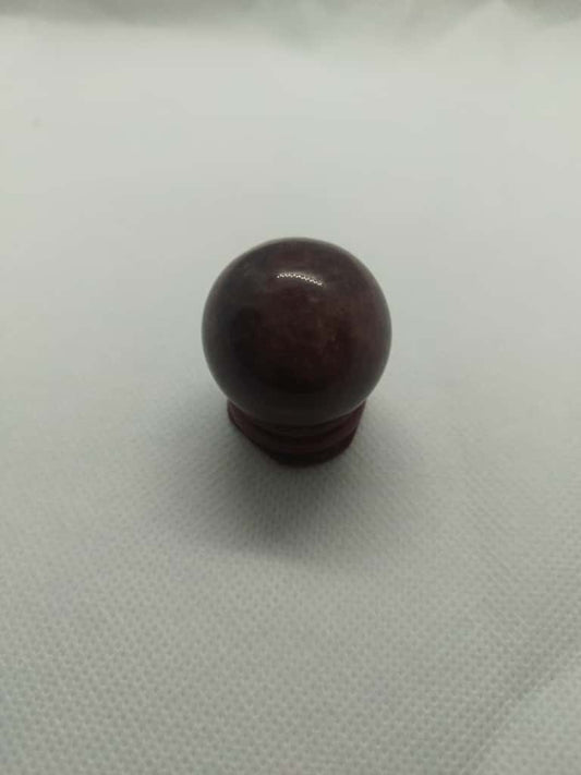 Quarzo fragola in sfera