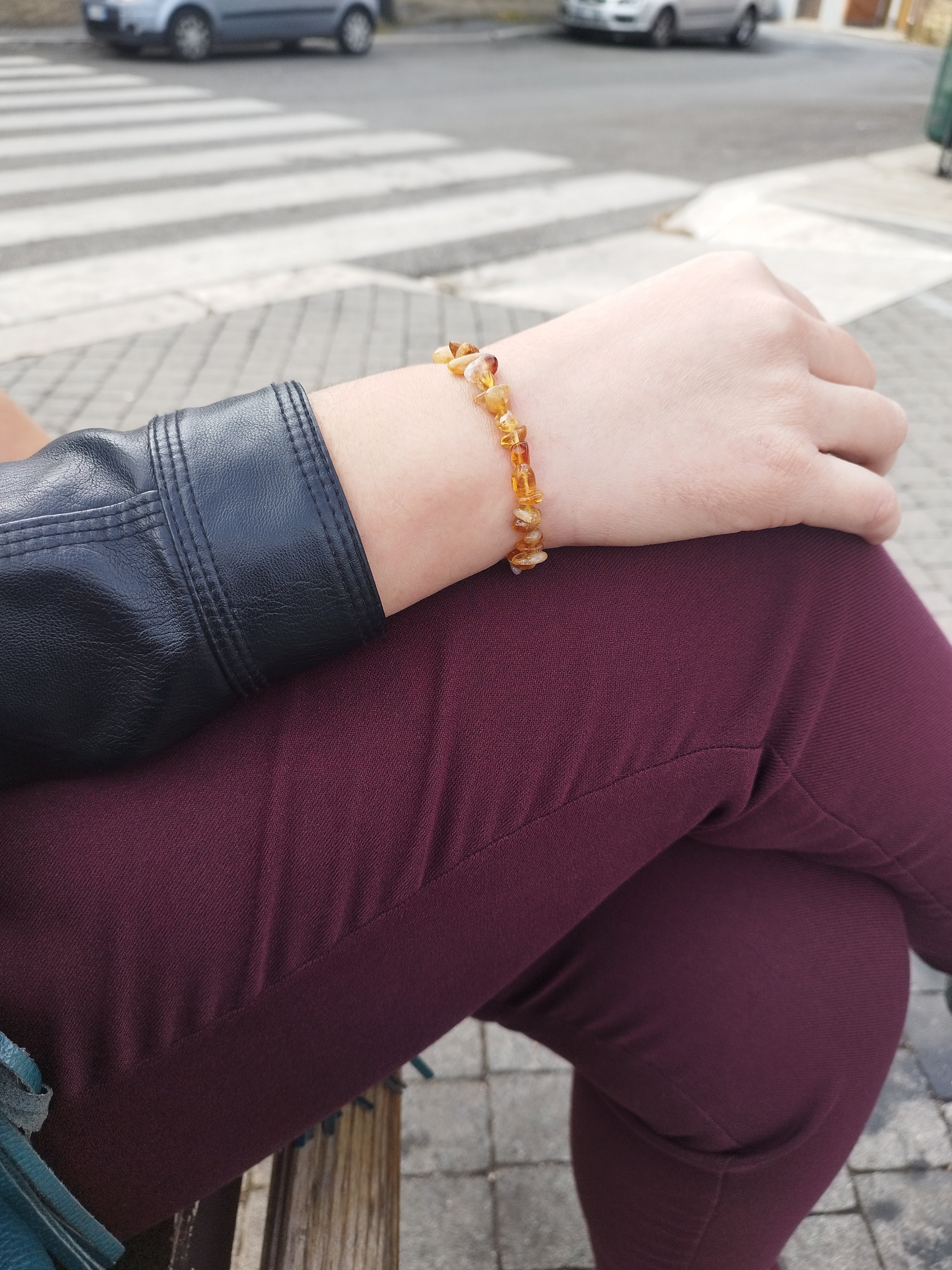 Quarzo citrino in chips