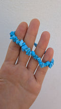 Howlite azzurra in chips