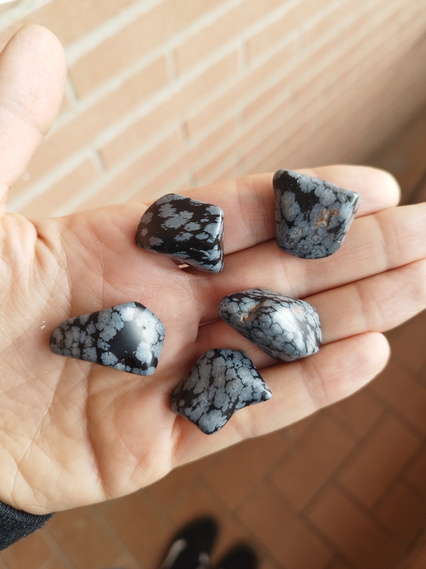 Ossidiana fiocco di neve