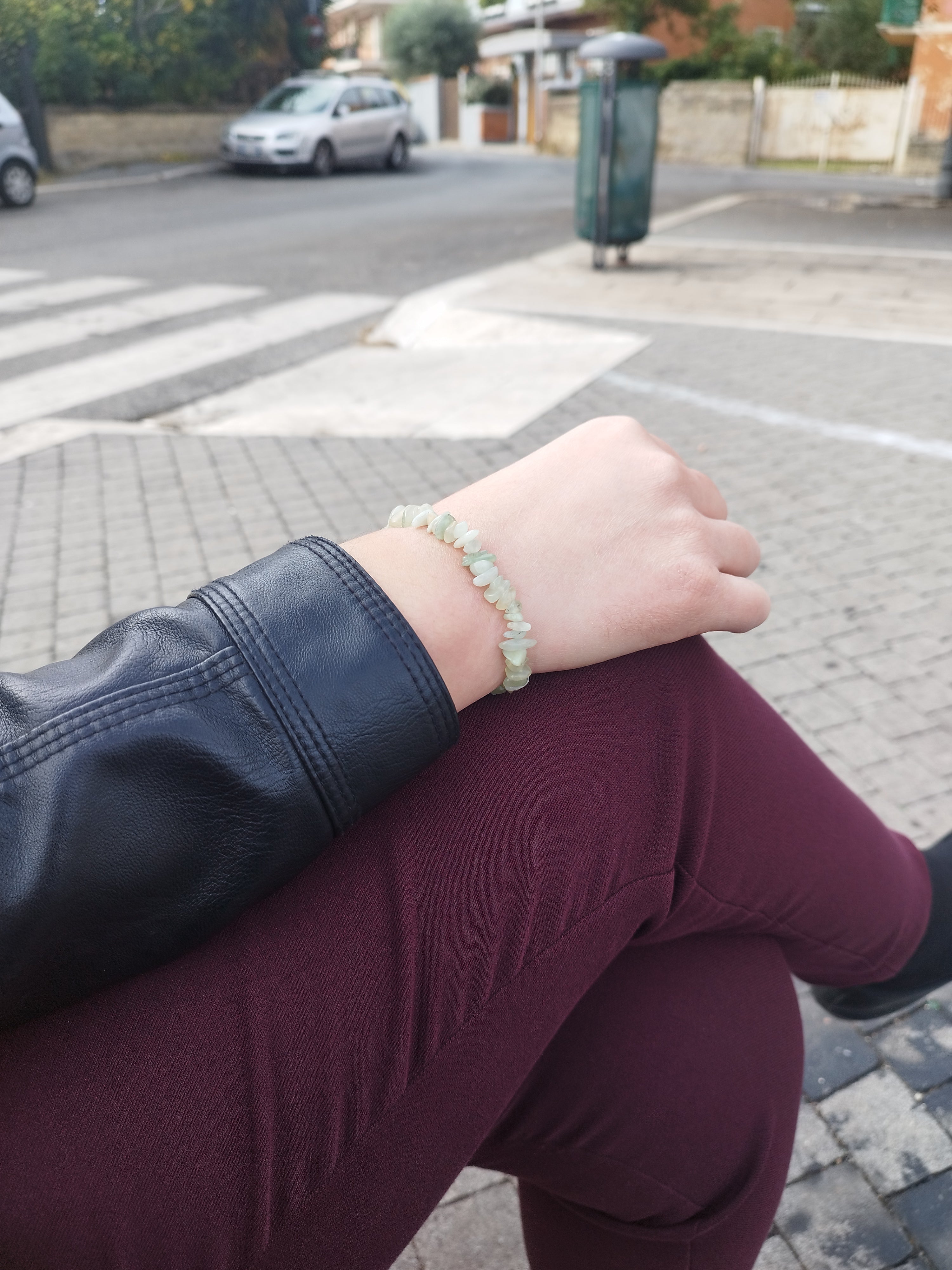 Cristallo di giada in chips